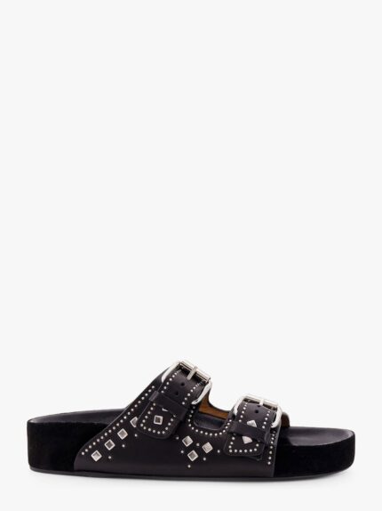Isabel Marant Leather Sandals With All-over Stud Detail