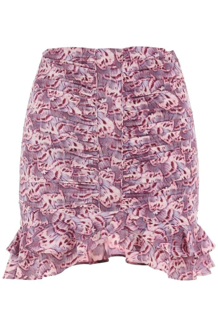 ISABEL MARANT Milendi Gathered Mini Skirt With Ruuffles