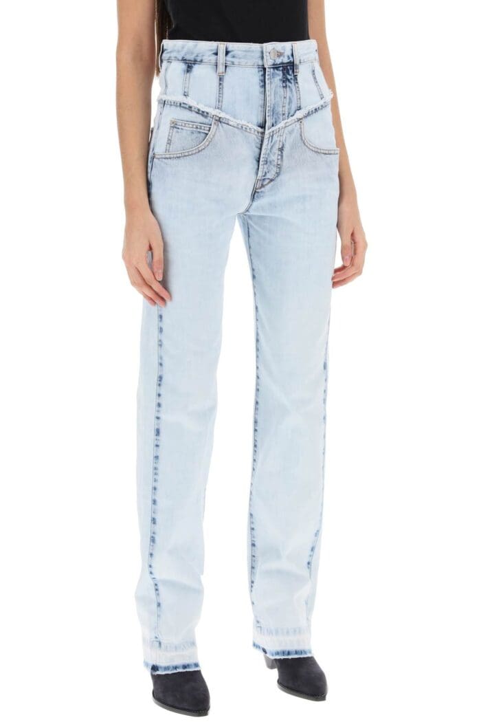 ISABEL MARANT Noemie Straight Leg Jeans