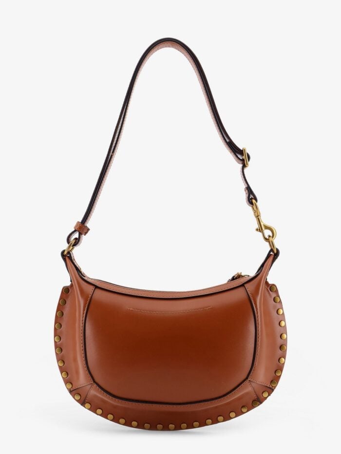 Isabel Marant Oskan Moon Leather Crossbody Bag