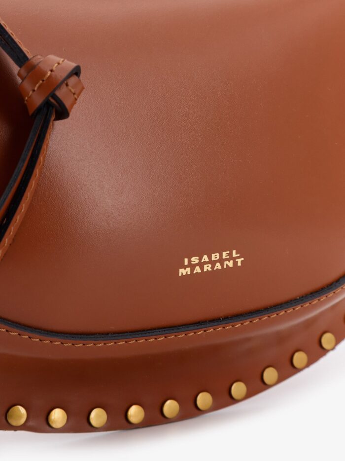 Isabel Marant Oskan Moon Leather Crossbody Bag