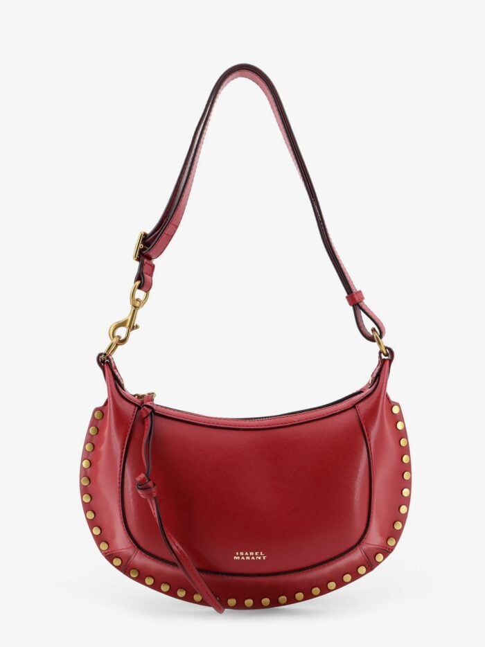 Isabel Marant Oskan Moon Leather Crossbody Bag