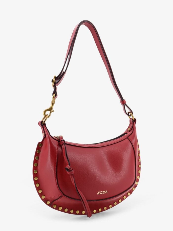 Isabel Marant Oskan Moon Leather Crossbody Bag