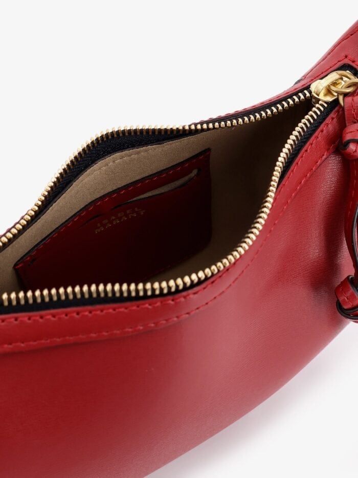 Isabel Marant Oskan Moon Leather Crossbody Bag