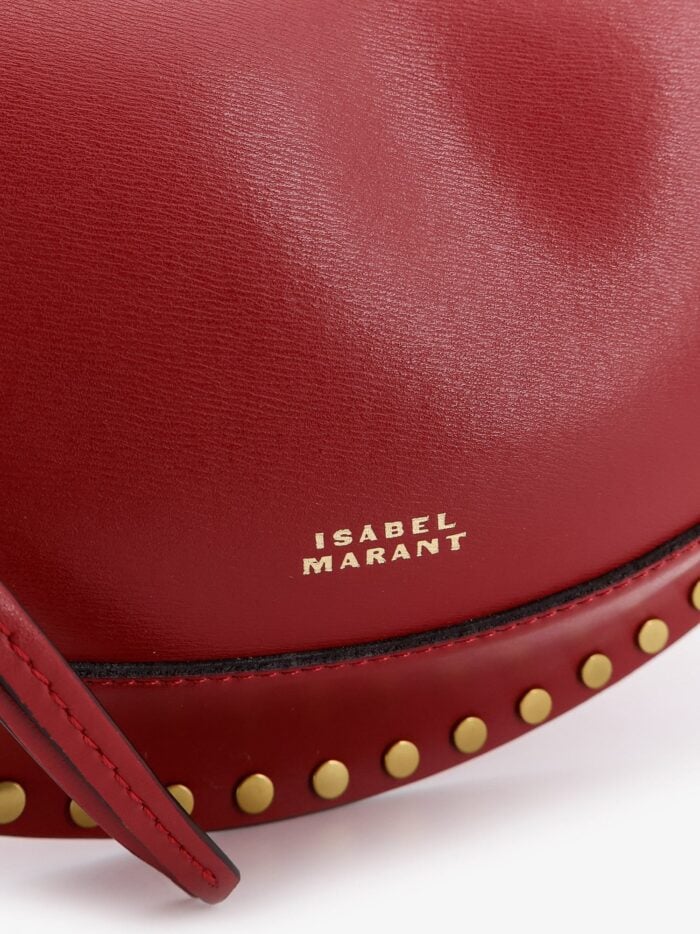 Isabel Marant Oskan Moon Leather Crossbody Bag