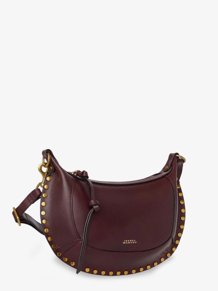 Isabel Marant Oskan Moon Leather Crossbody Bag
