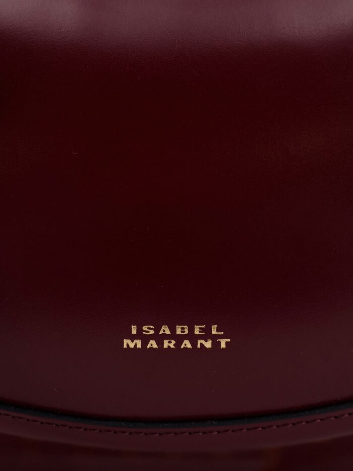 Isabel Marant Oskan Moon Leather Crossbody Bag