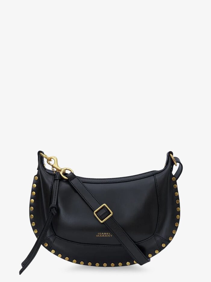 Isabel Marant Oskan Moon Leather Crossbody Bag