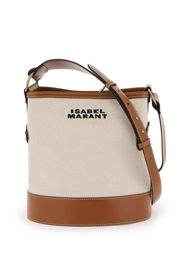 ISABEL MARANT Samara Cotton Canvas Shoulder Bag