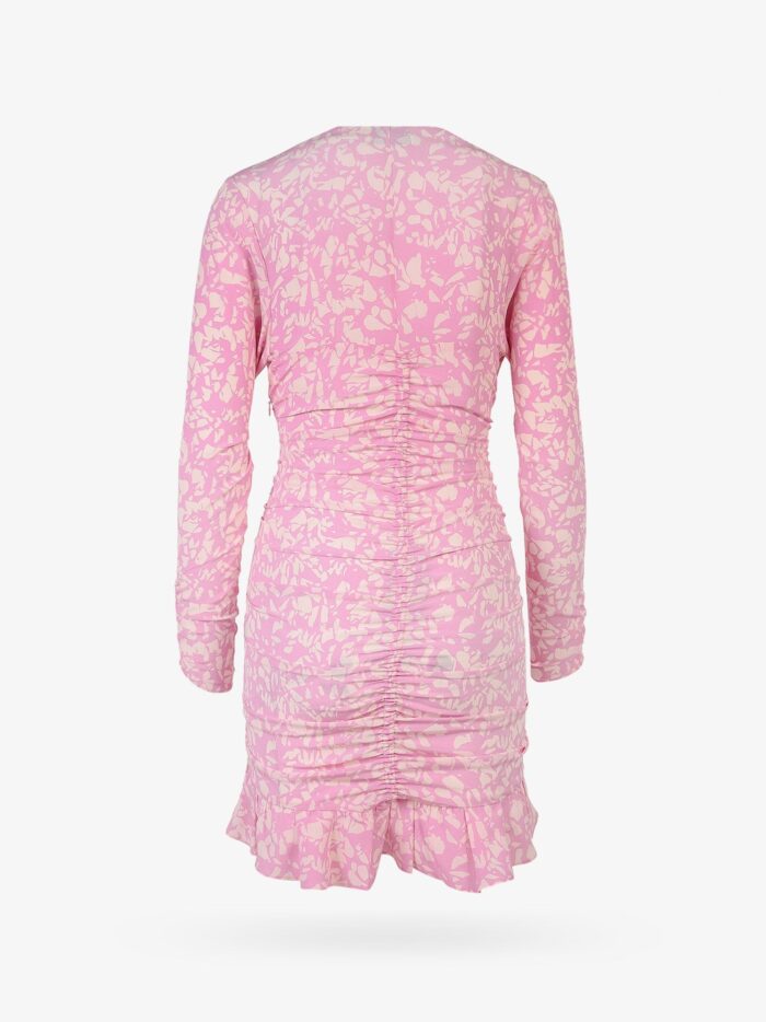 Isabel Marant Stretch Silk Dress With All-over Print
