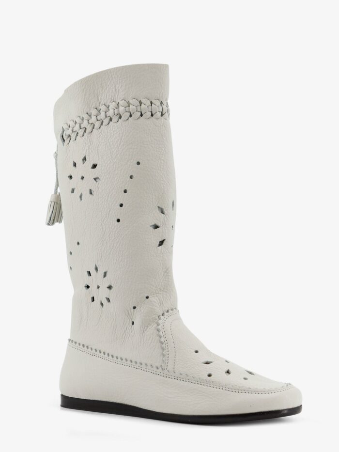 Isabel Marant Welky Leather Boots With Cut-out Details