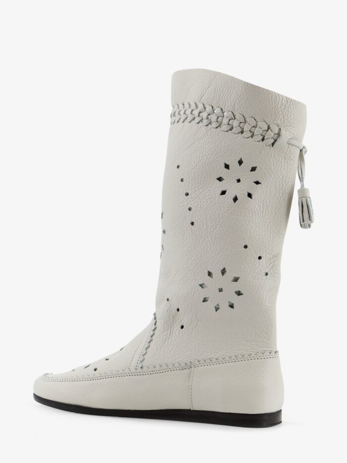Isabel Marant Welky Leather Boots With Cut-out Details