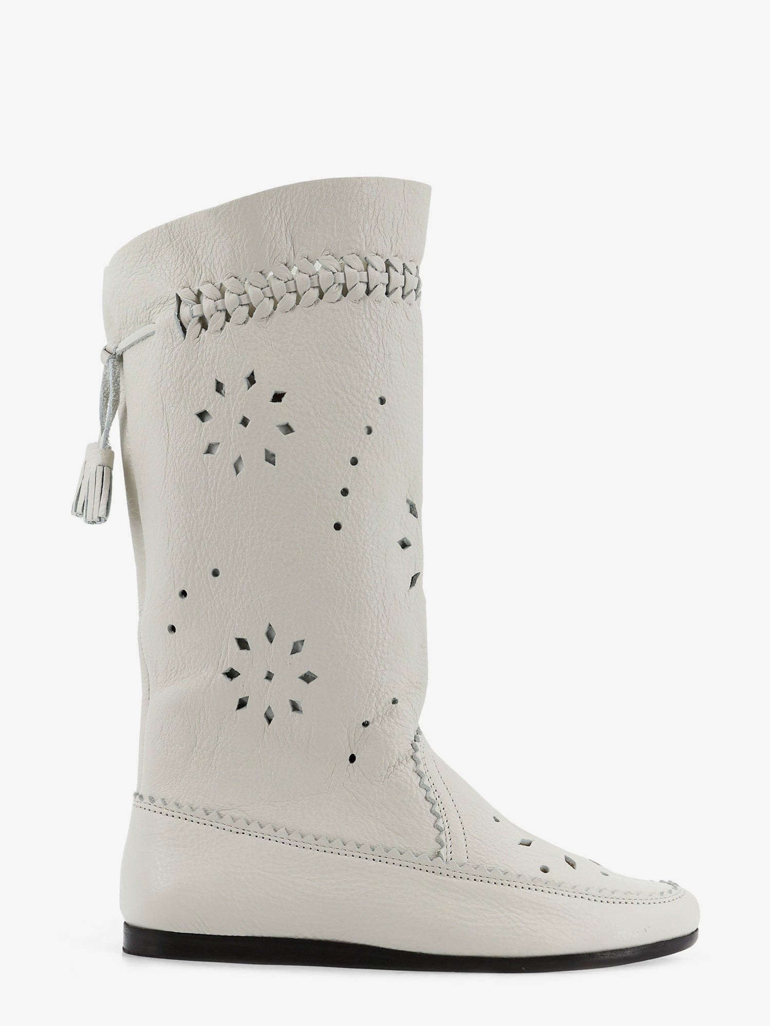 Isabel Marant Welky Leather Boots With Cut-out Details