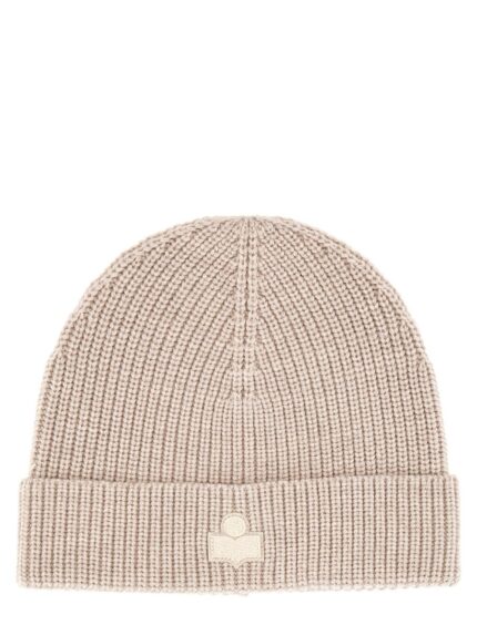Isabel Marant WOOL HAT WITH LOGO PATCH