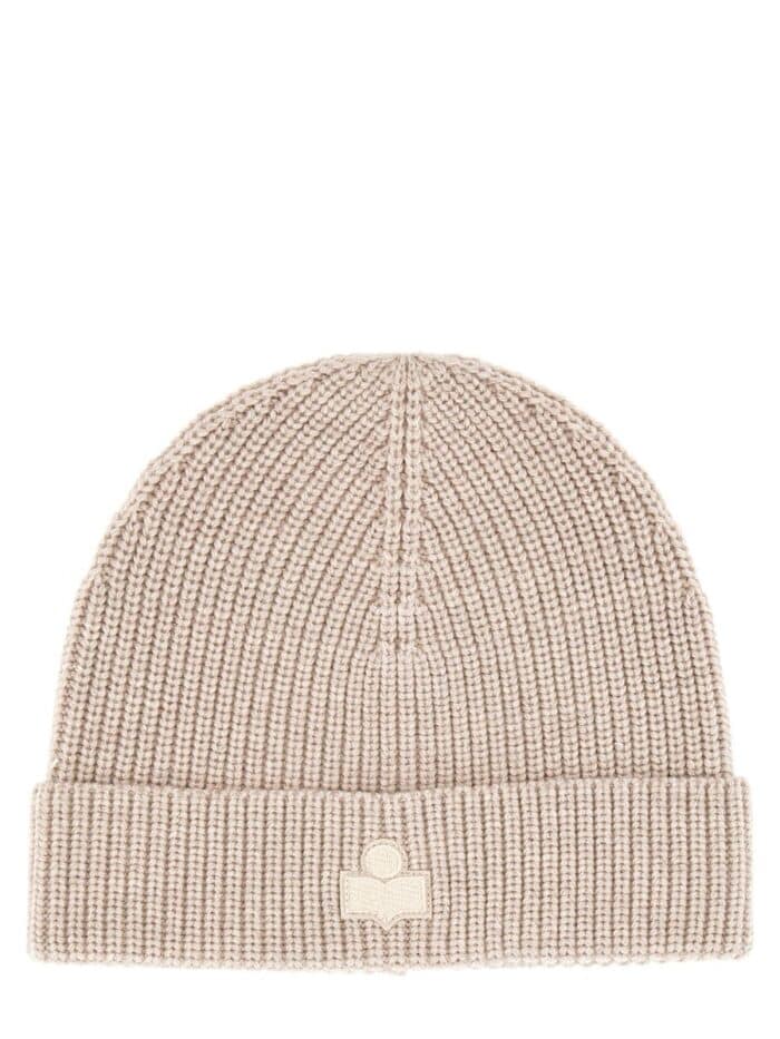 Isabel Marant WOOL HAT WITH LOGO PATCH
