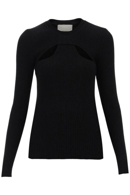 Isabel Marant 'zana' Cut-out Sweater In Ribbed Knit