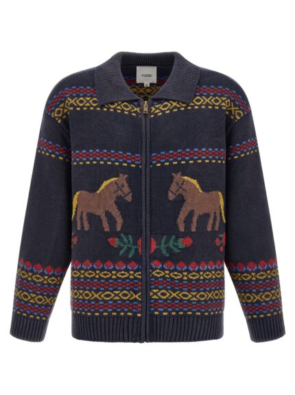 FOUND 'Isles' Cardigan With Intarsia