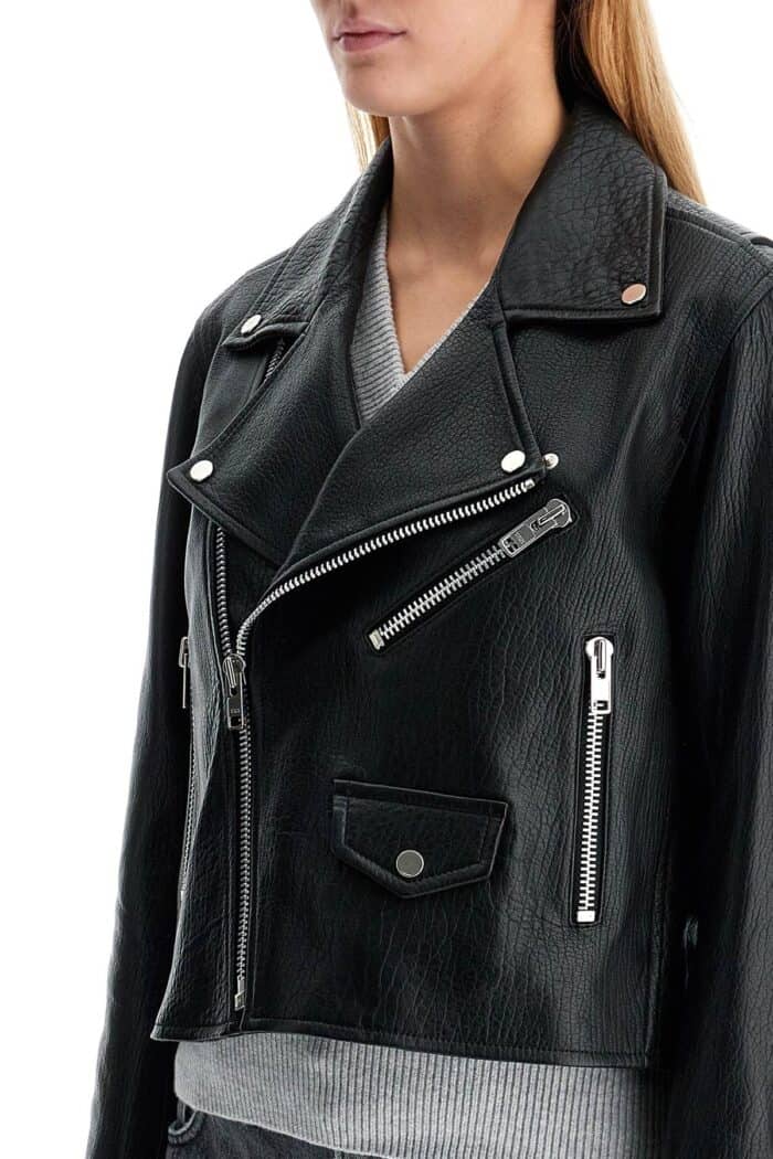 IVY OAK Lenny Sue Leather Biker Jacket