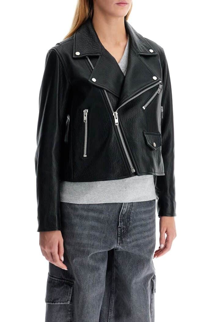 IVY OAK Lenny Sue Leather Biker Jacket