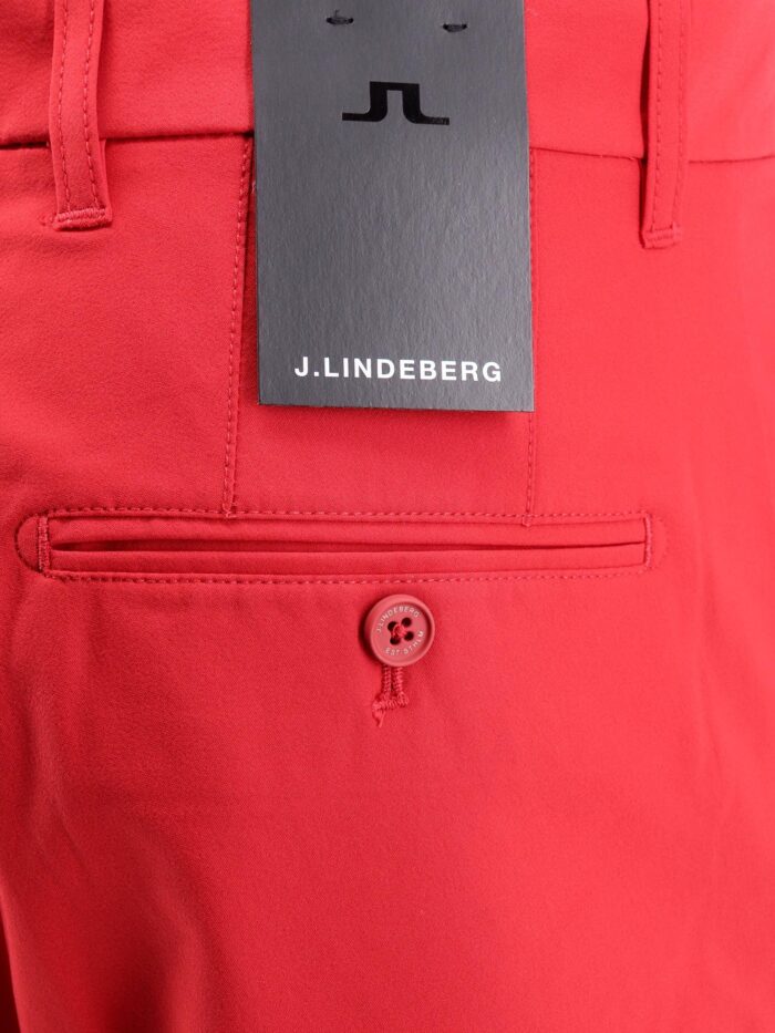 J.LINDEBERG Technical Fabric Bermuda Shorts With Logo Patch
