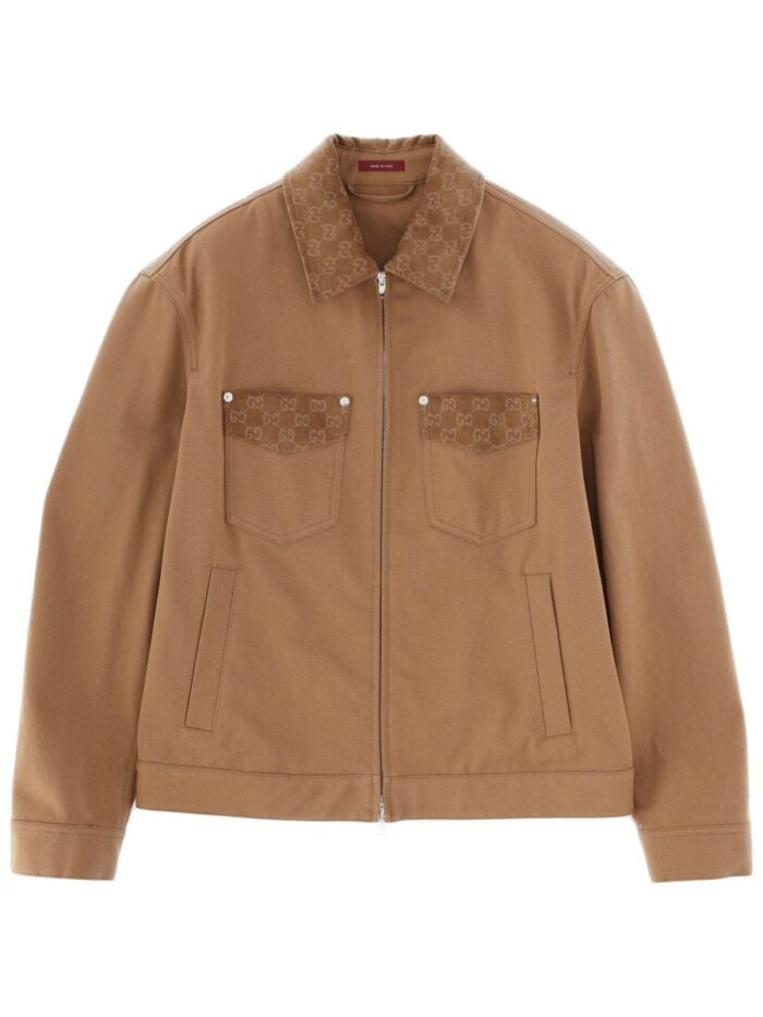gucci jacket with zipper and collar Gucci JACKET WITH ZIPPER AND COLLAR