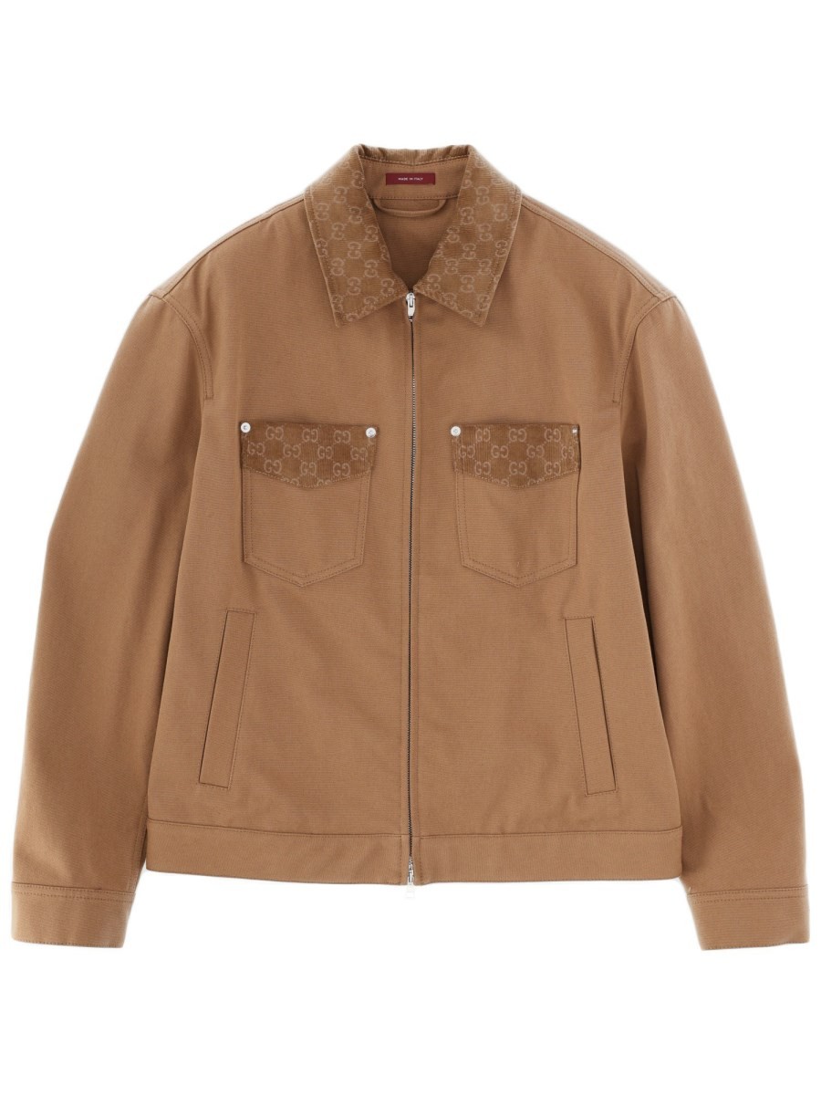 Gucci JACKET WITH ZIPPER AND COLLAR