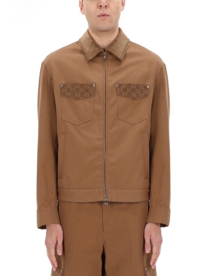 Gucci JACKET WITH ZIPPER AND COLLAR