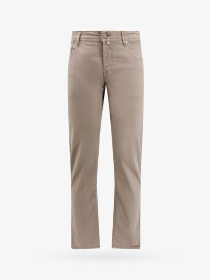 Jacob Cohen Cotton Slim Trouser With Back Logo Patch