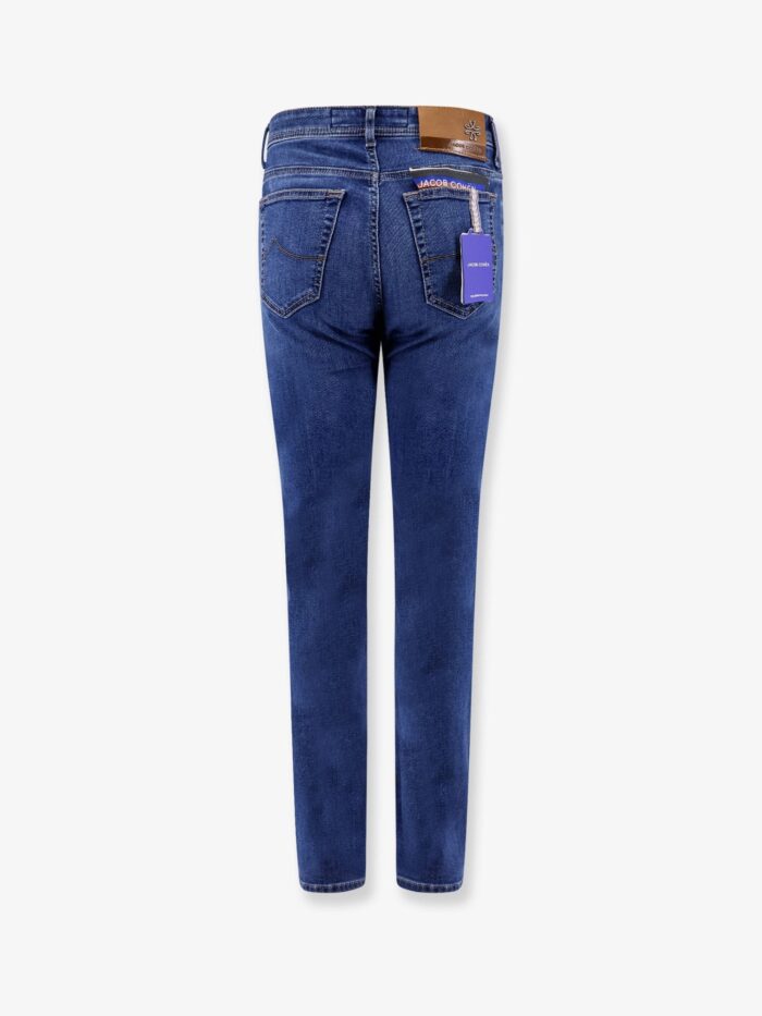 Jacob Cohen Slim Fit Jeans With Iconic Handkerchief