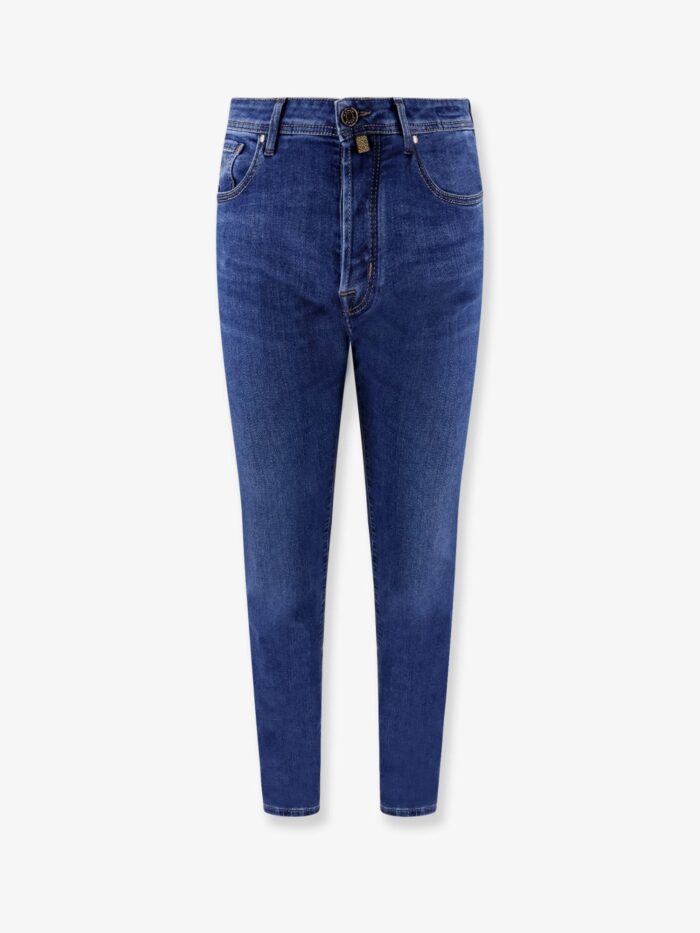 Jacob Cohen Slim Fit Jeans With Iconic Handkerchief