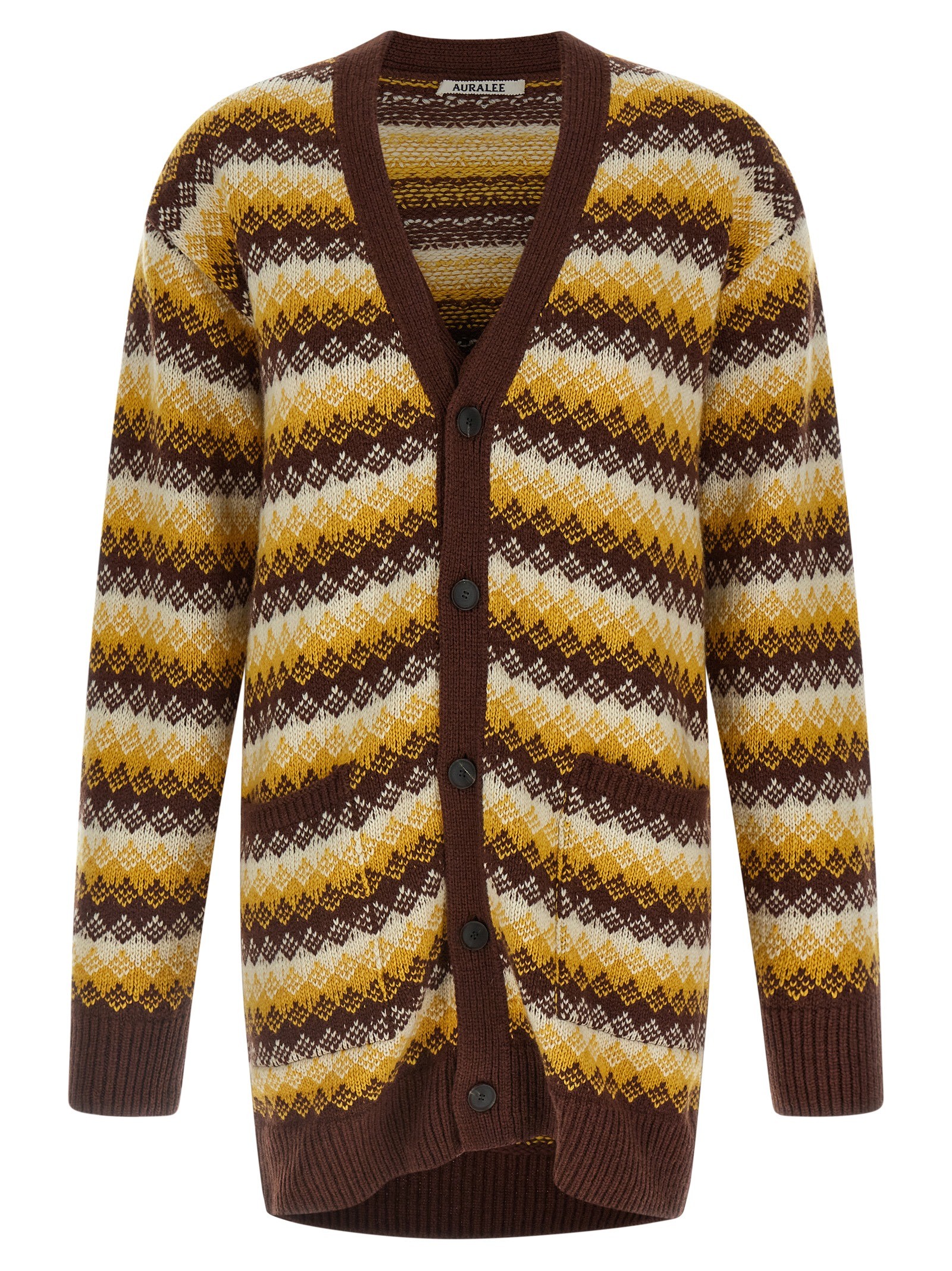 AURALEE Jacquard Cardigan