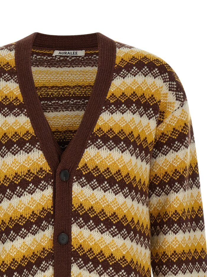 AURALEE Jacquard Cardigan