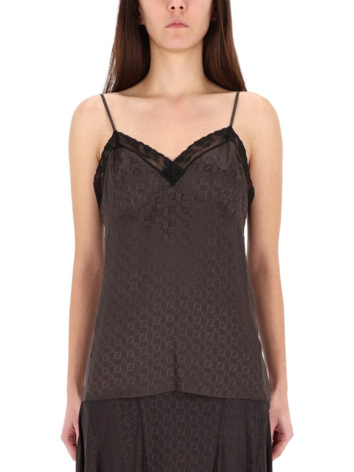 Fendi "jacquard Ff" Top