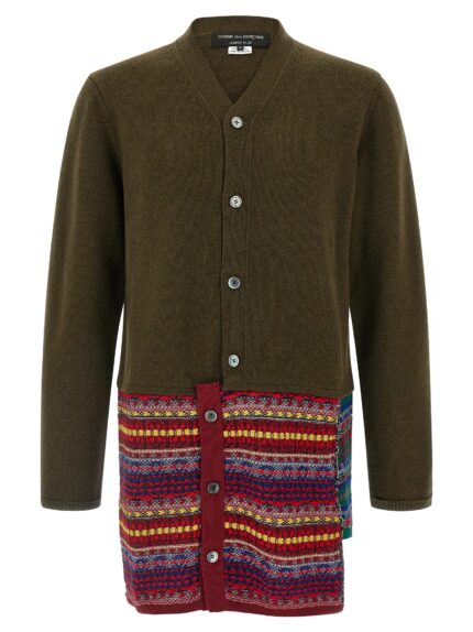 COMME DES GARÇONS HOMME PLUS Jacquard Insert Cardigan