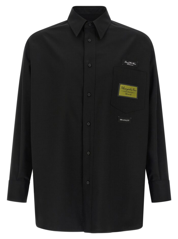 mm6 maison margiela jacquard label shirt MM6 MAISON MARGIELA Jacquard Label Shirt