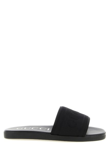 Gucci Jacquard Logo Slides