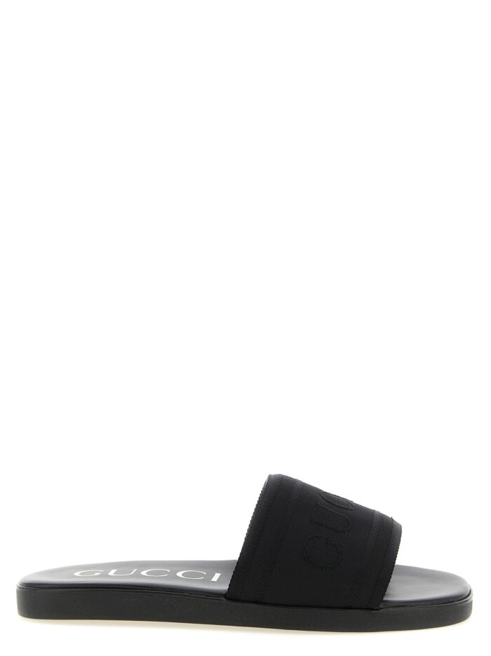 gucci jacquard logo slides Gucci Jacquard Logo Slides