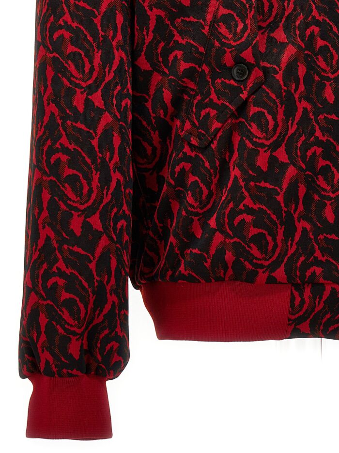BARACUTA 'Jacquard Needles' Bomber Jacket