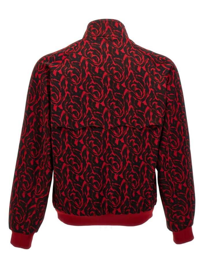 BARACUTA 'Jacquard Needles' Bomber Jacket