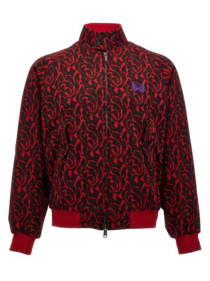 BARACUTA 'Jacquard Needles' Bomber Jacket