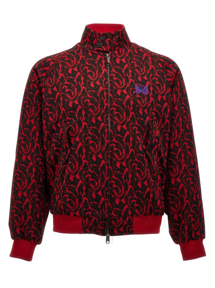 baracuta 'jacquard needles' bomber jacket BARACUTA 'Jacquard Needles' Bomber Jacket
