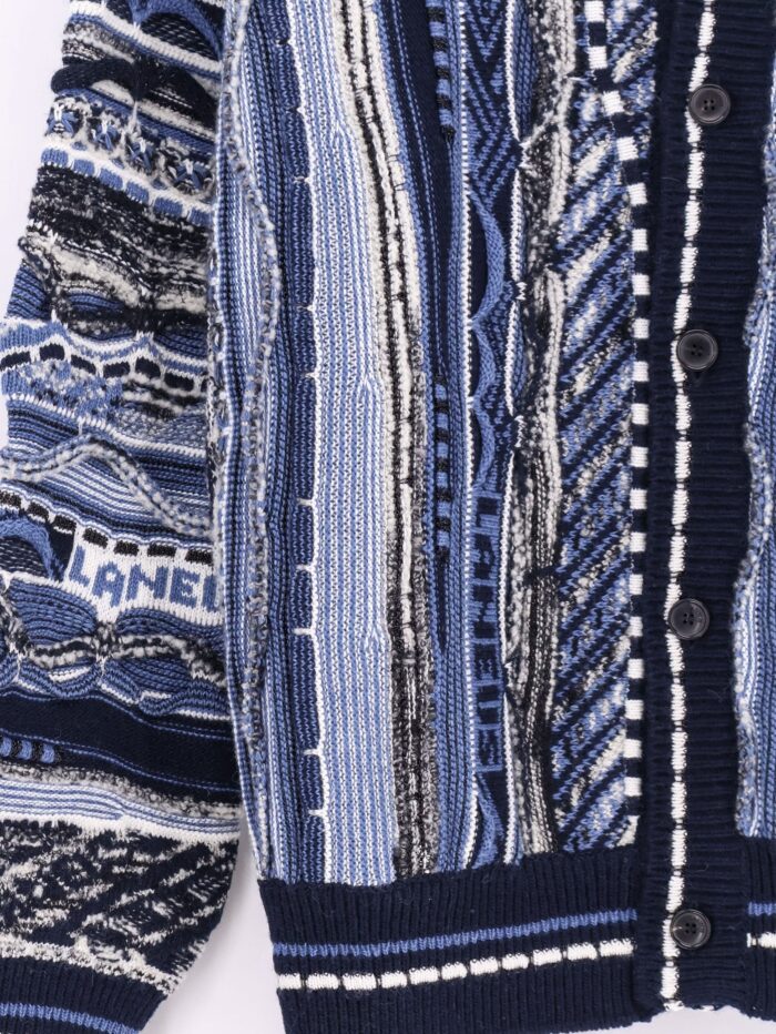 Laneus Jacquard-pattern Cardigan