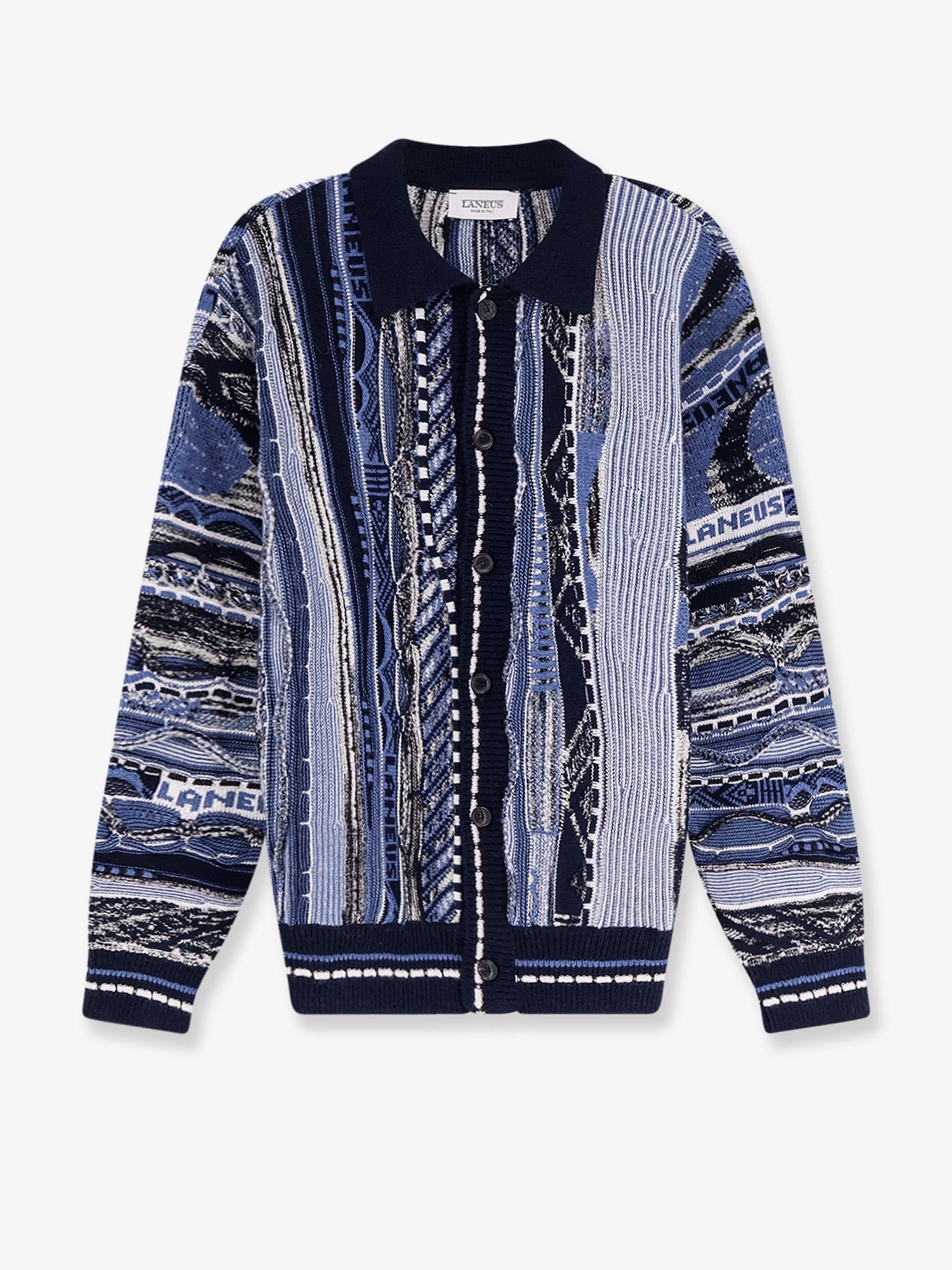 Laneus Jacquard-pattern Cardigan