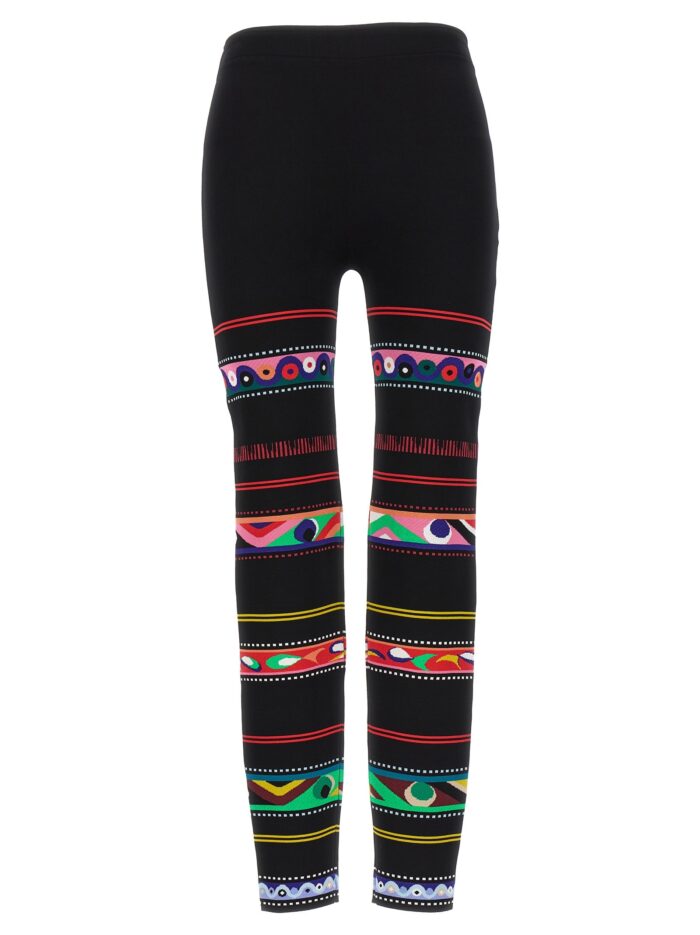emilio pucci jacquard patterned leggings EMILIO PUCCI Jacquard Patterned Leggings