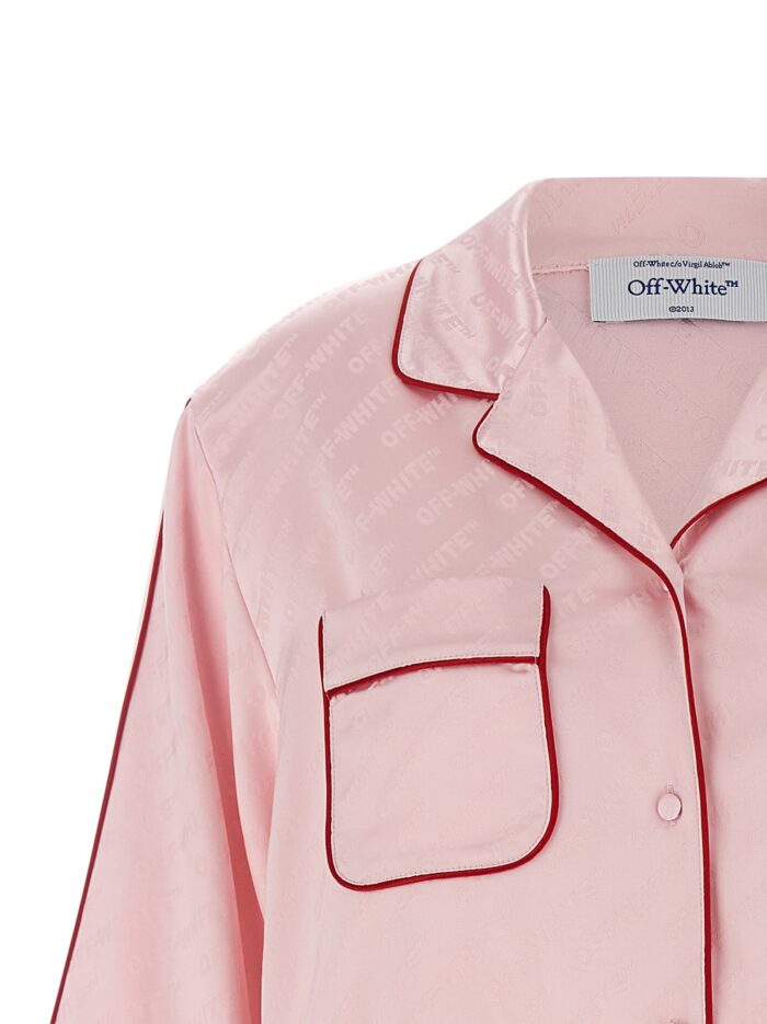 Off-white 'Jacquard Satin New Roxy Pajama' Shirt