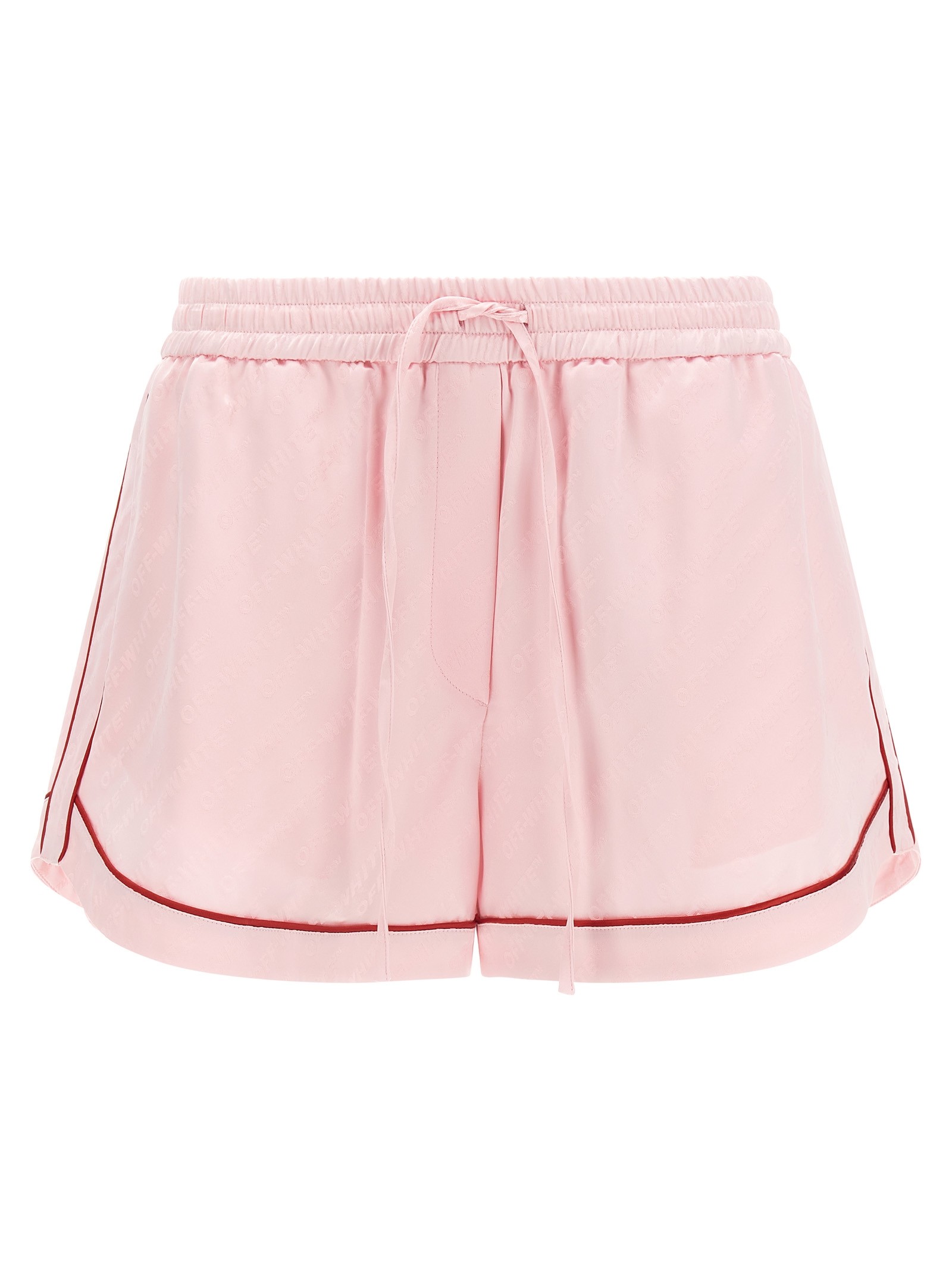 Off-white 'Jacquard Satin Pajama' Shorts