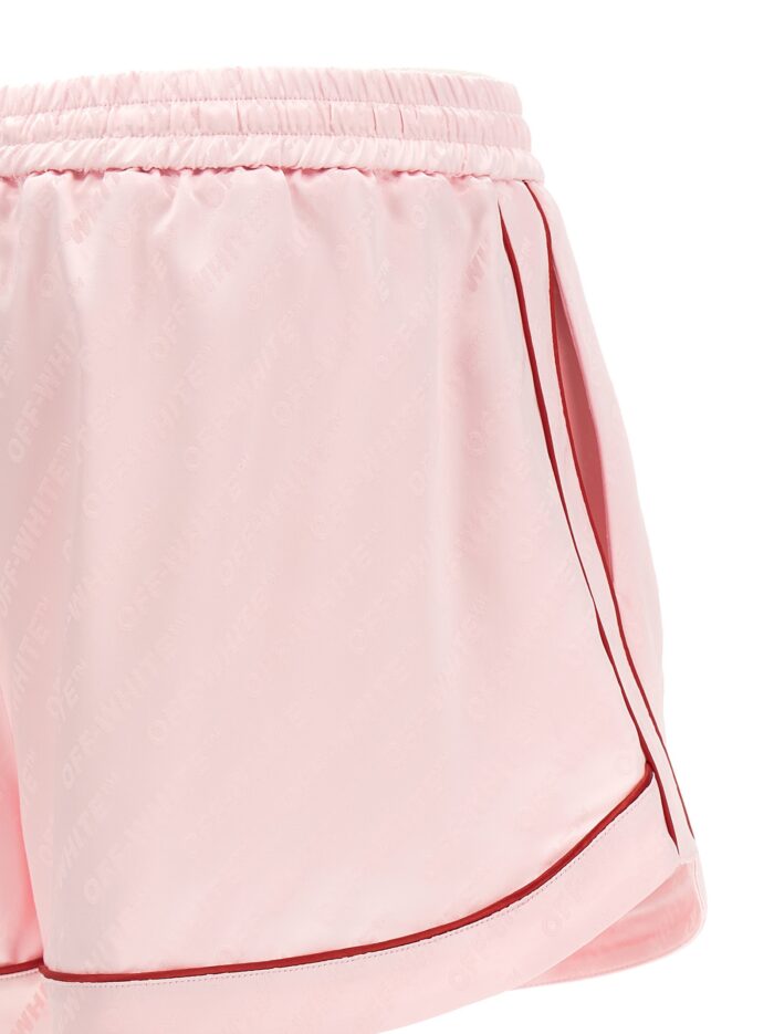 Off-white 'Jacquard Satin Pajama' Shorts