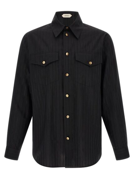 Versace Jacquard Silk Shirt