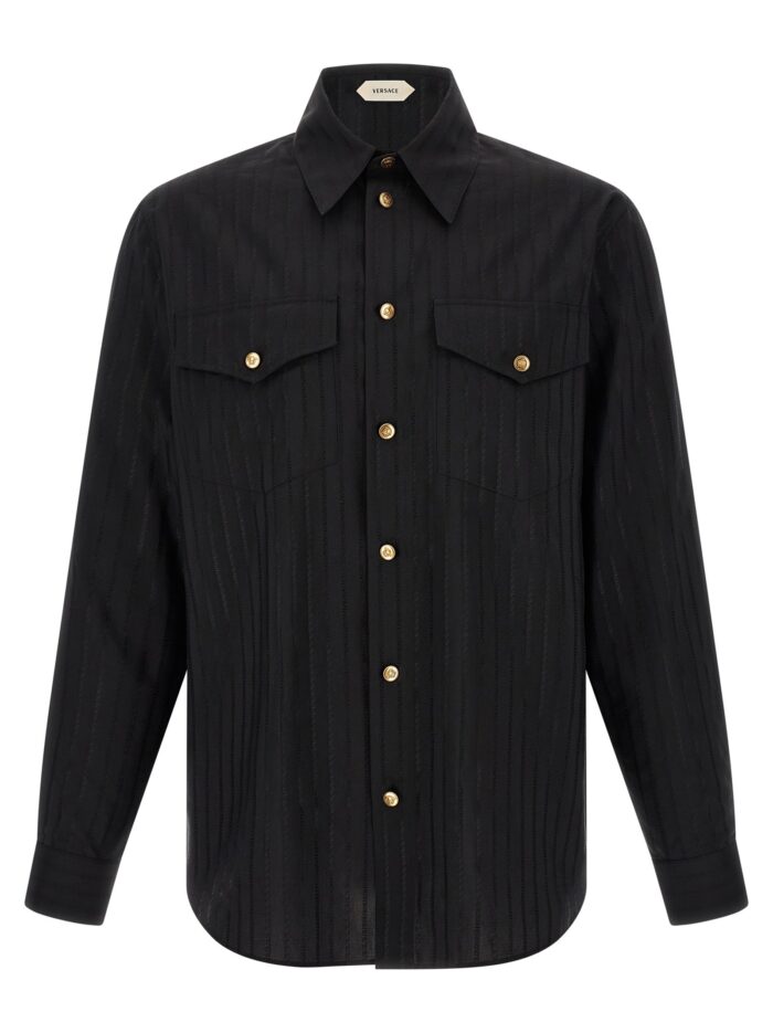 versace jacquard silk shirt Versace Jacquard Silk Shirt