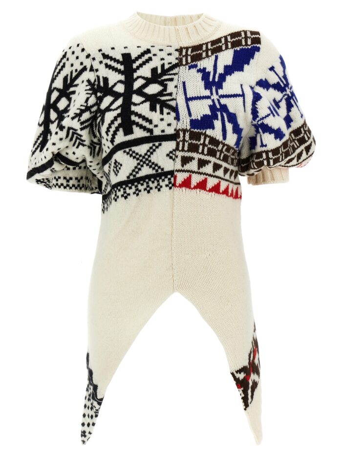 sacai jacquard sweater SACAI Jacquard Sweater
